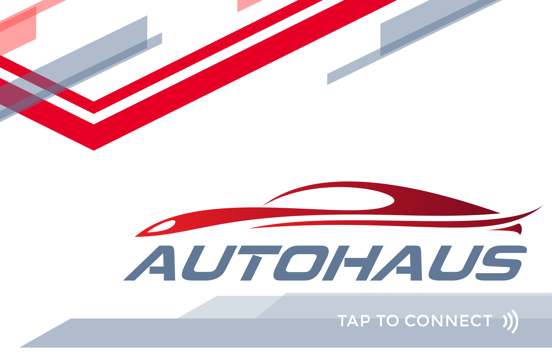 Front of the AutoHaus NFC card